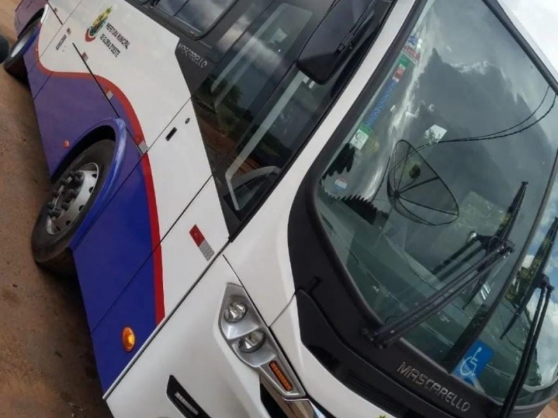 GLÓRIA D'OESTE RECEBE ÔNIBUS ZERO KM